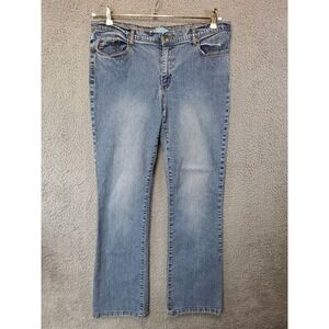 Duplex by Tyte Jeans Womens Fits 34x31 Blue Denim Faded Medium Wash Straight Leg